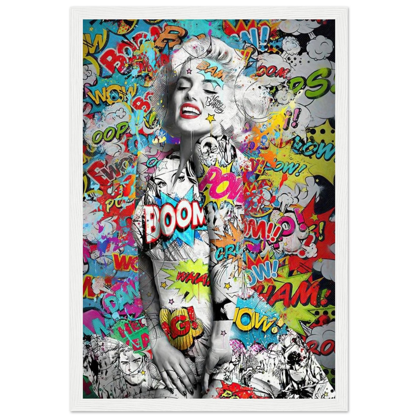 Marilyn Monroe - Graffiti Art