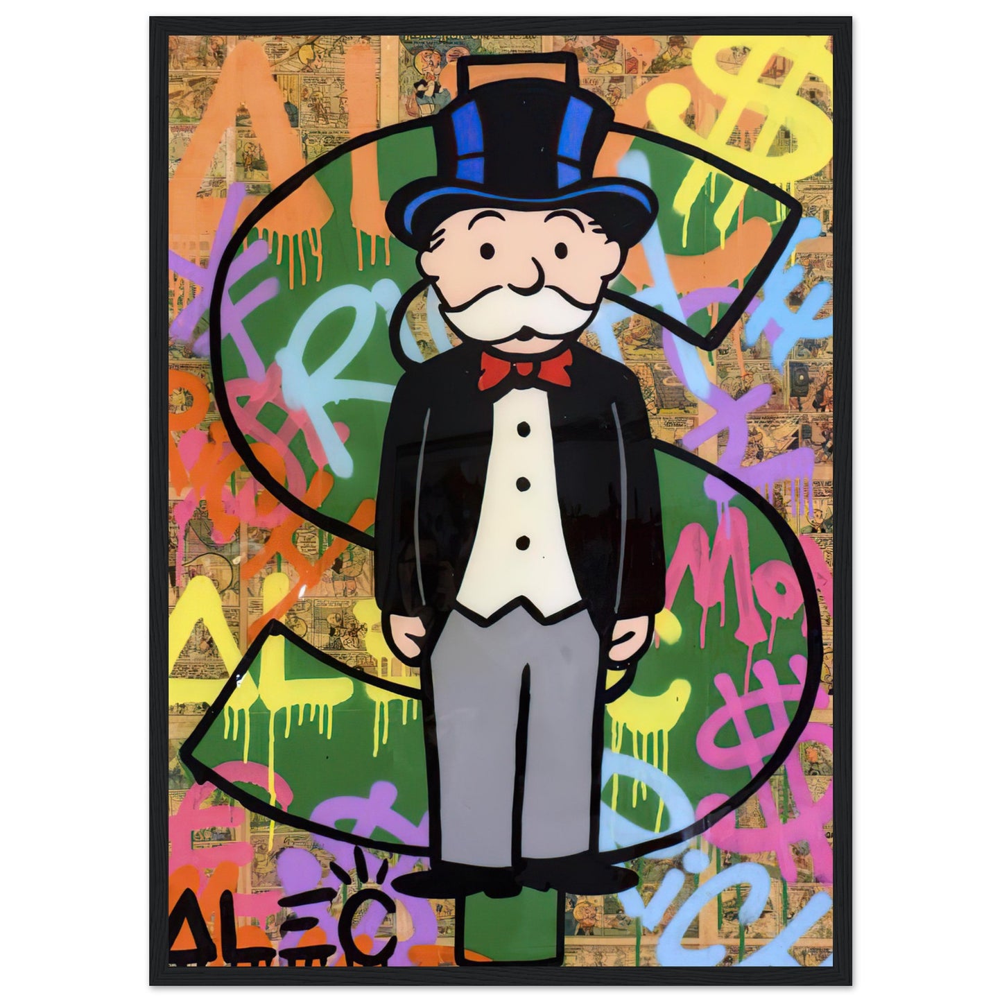 Mr.Monopoly - Graffiti Art - Poster