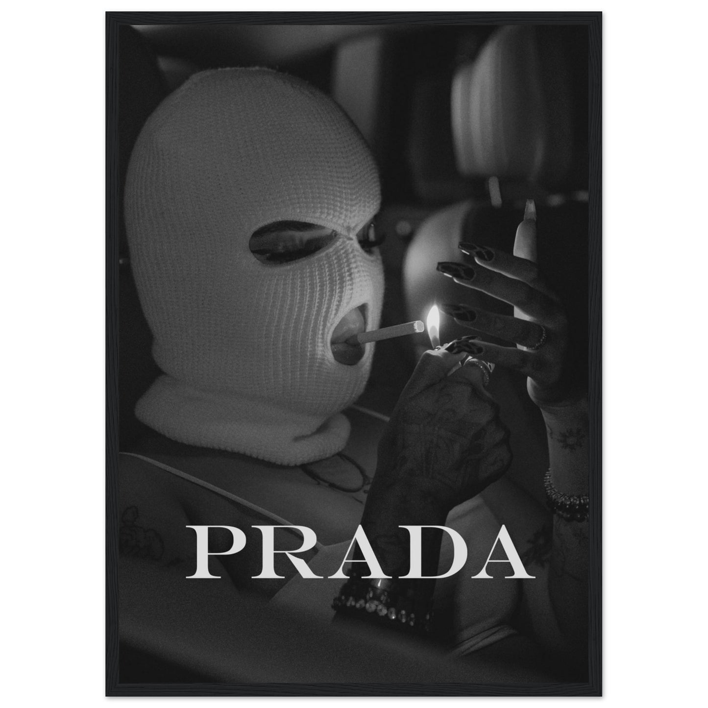 Prada - Masked Lady - Poster