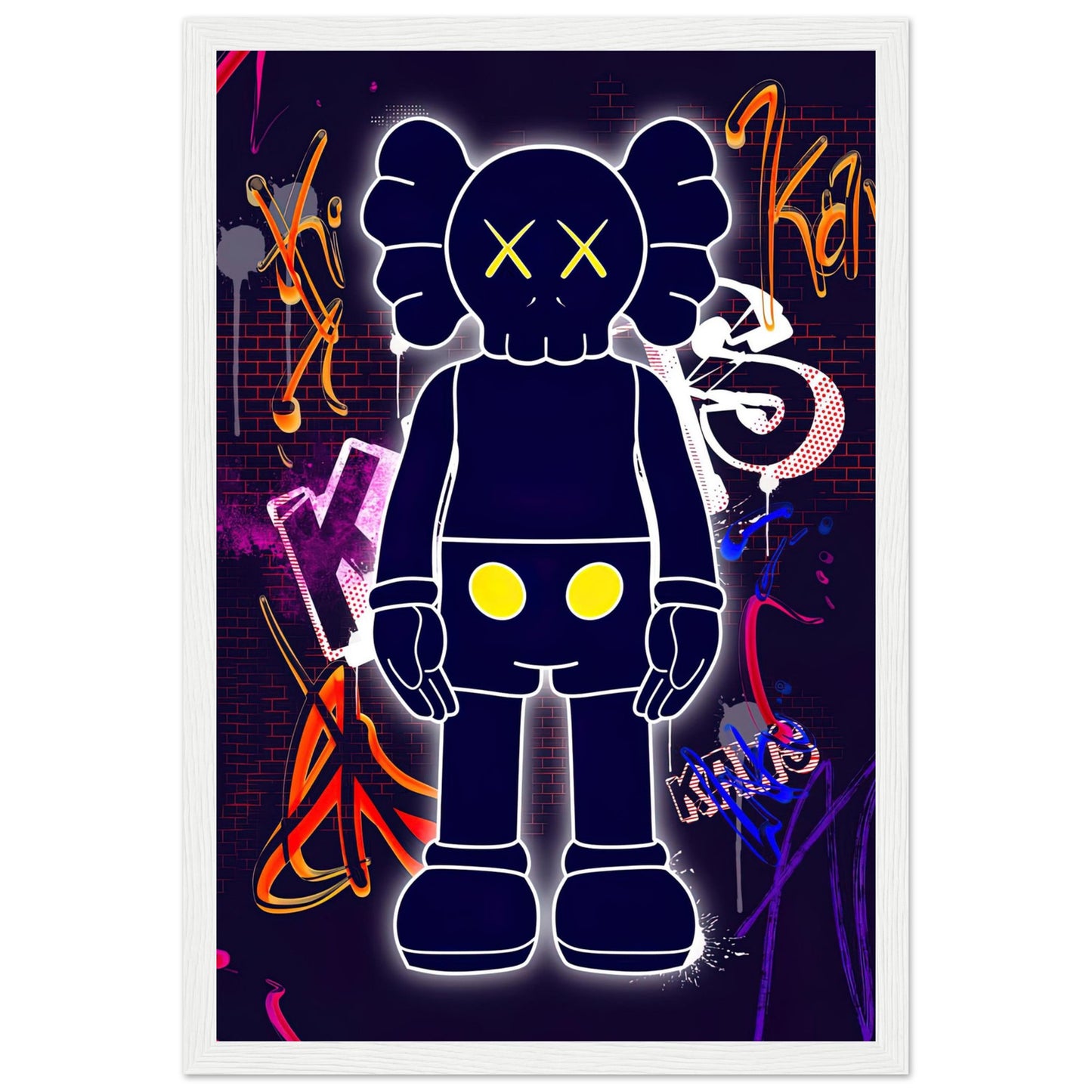 Graffiti - Kaws - Poster