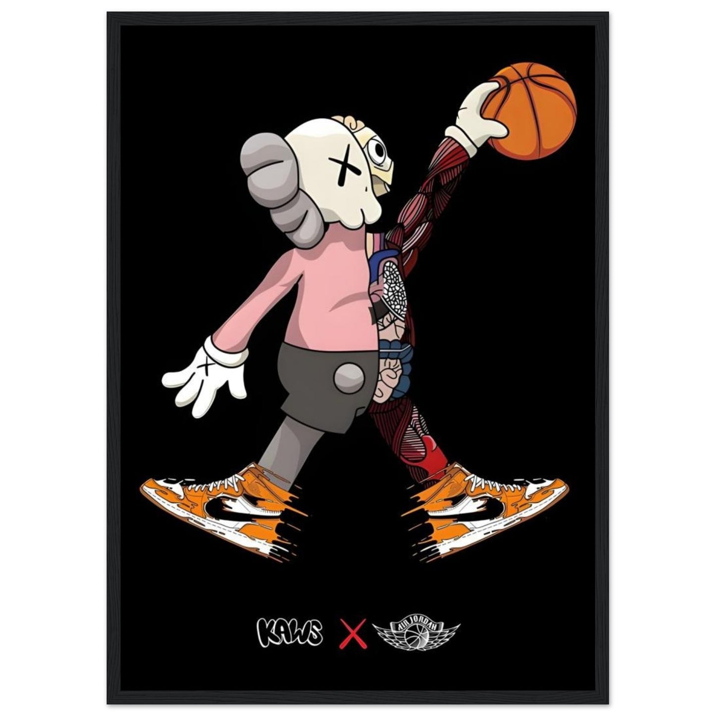 Air Jordan - Kaws - Poster