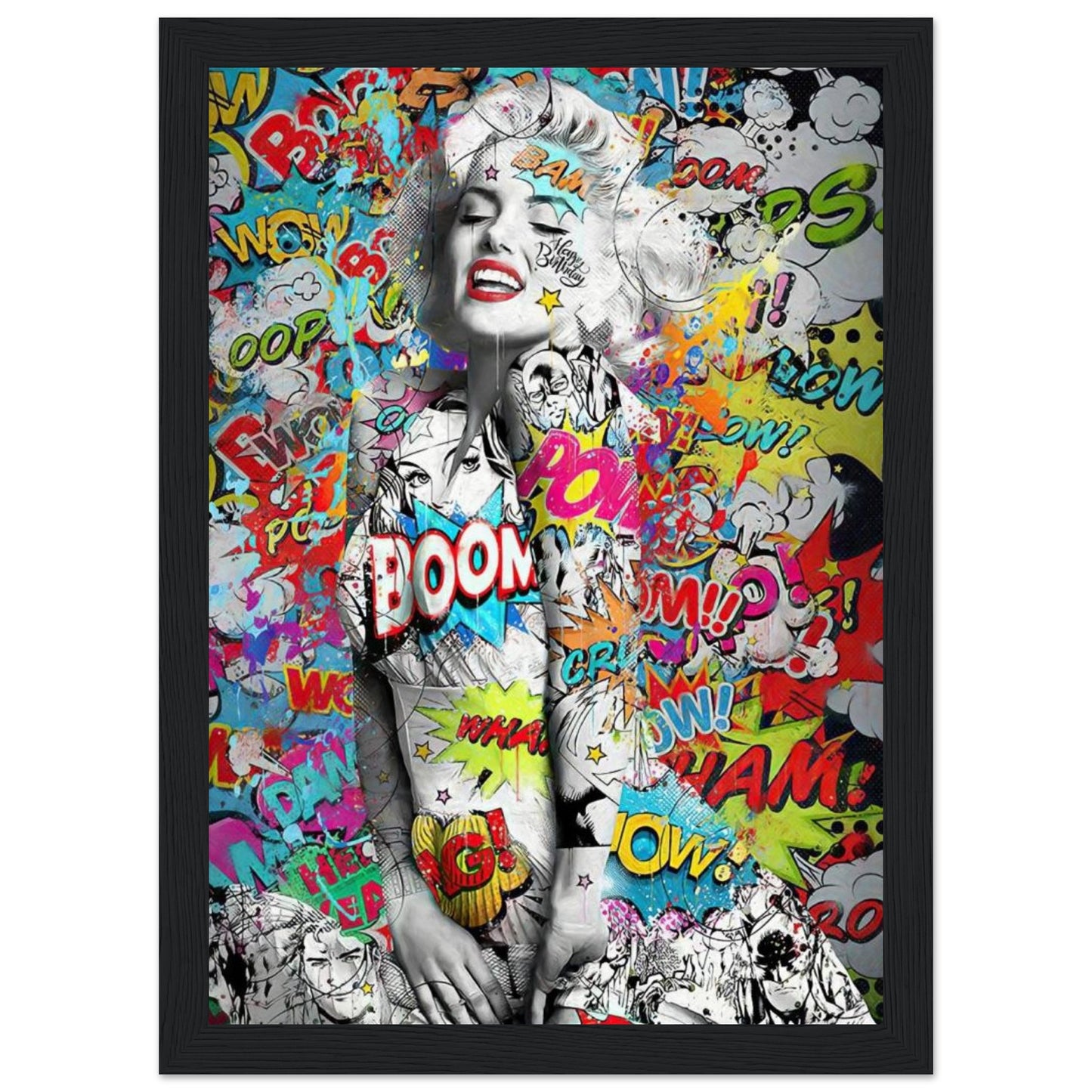 Marilyn Monroe - Graffiti Art