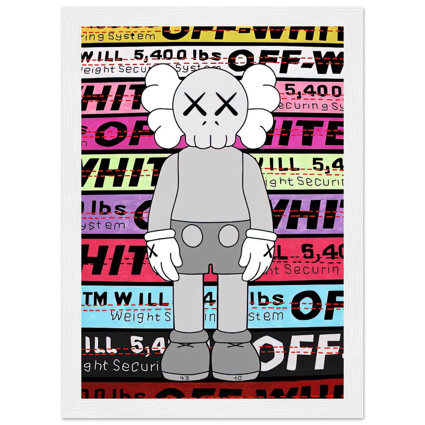 Off - White - Kaws - Poster