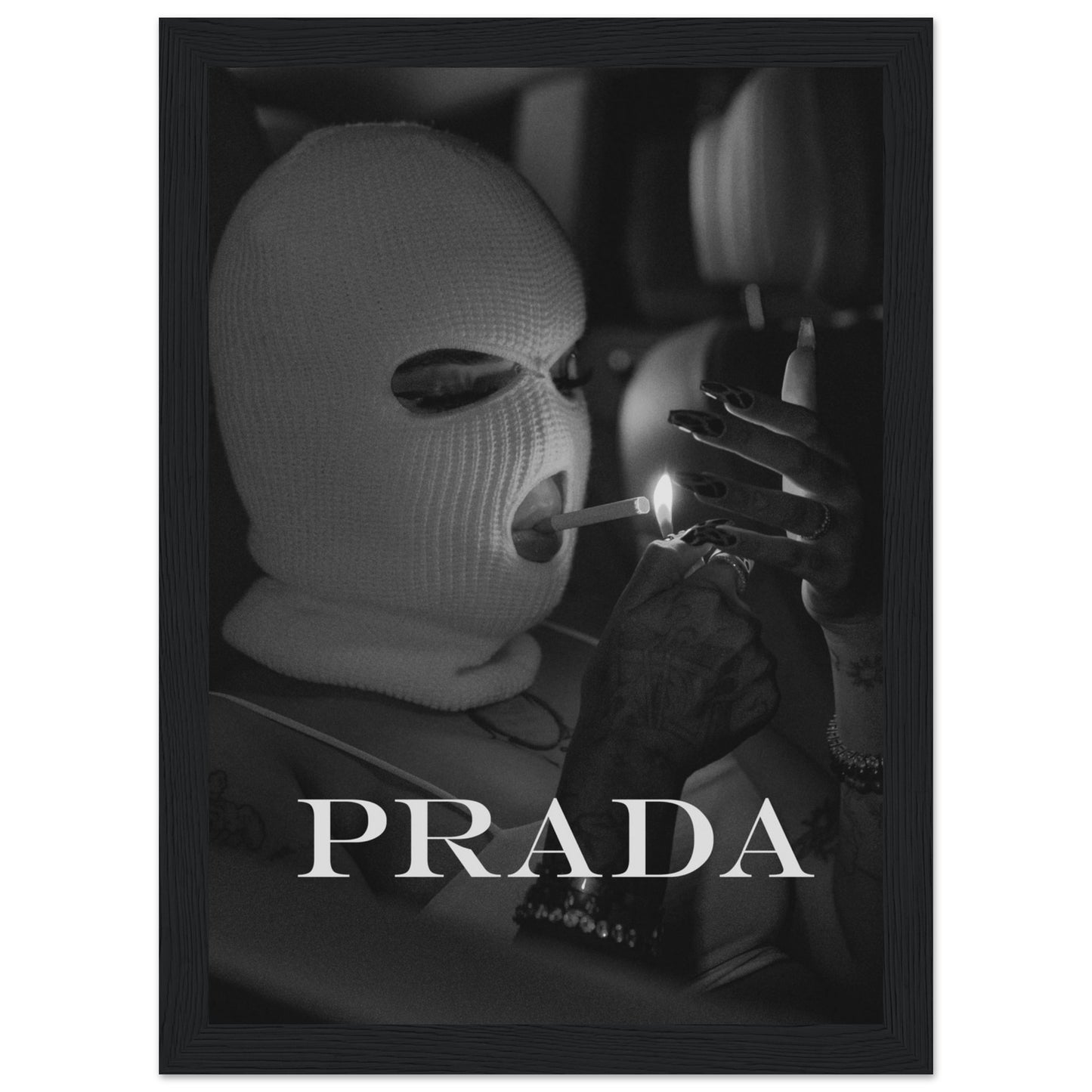 Prada - Masked Lady - Poster