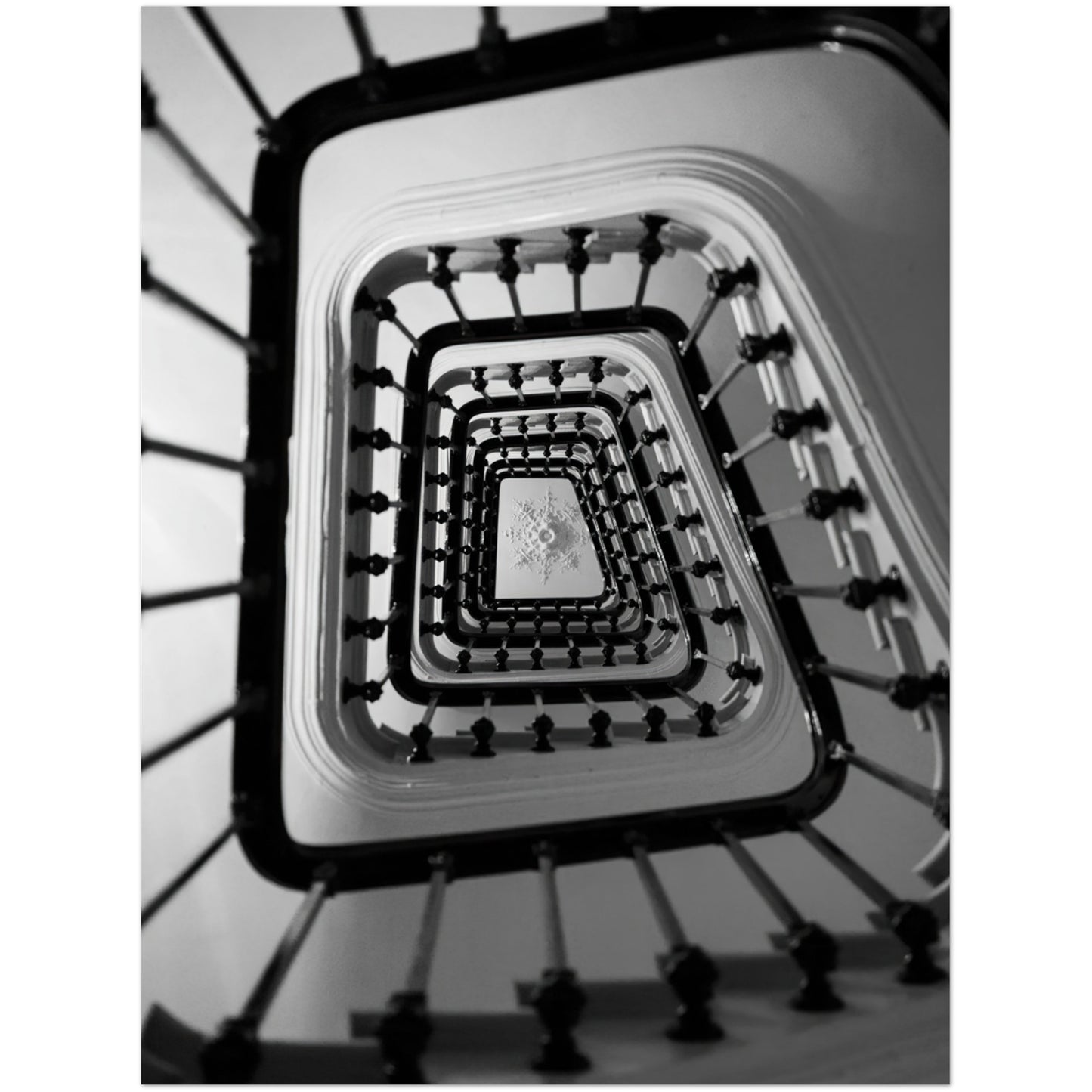 Stairs - Retro Art - Poster