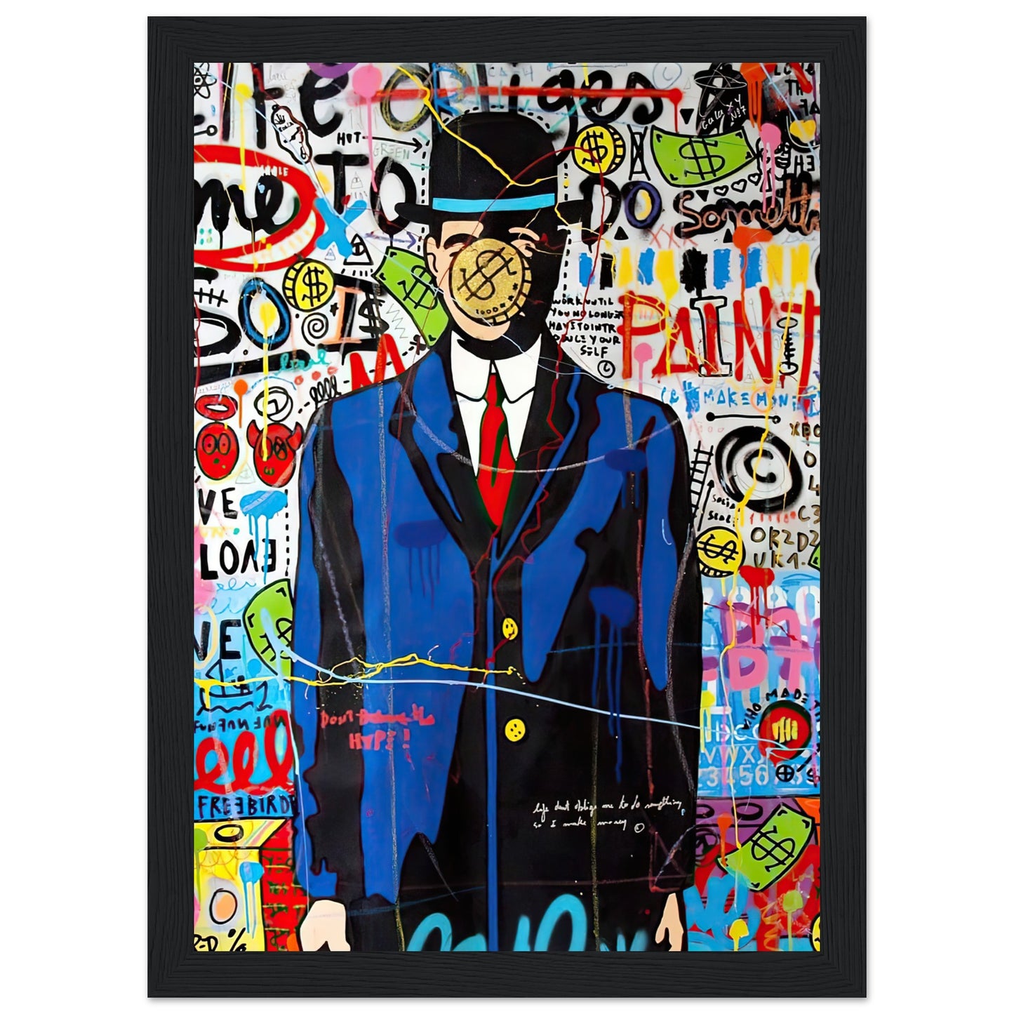 Mr. Dollar - Graffiti Art - Poster